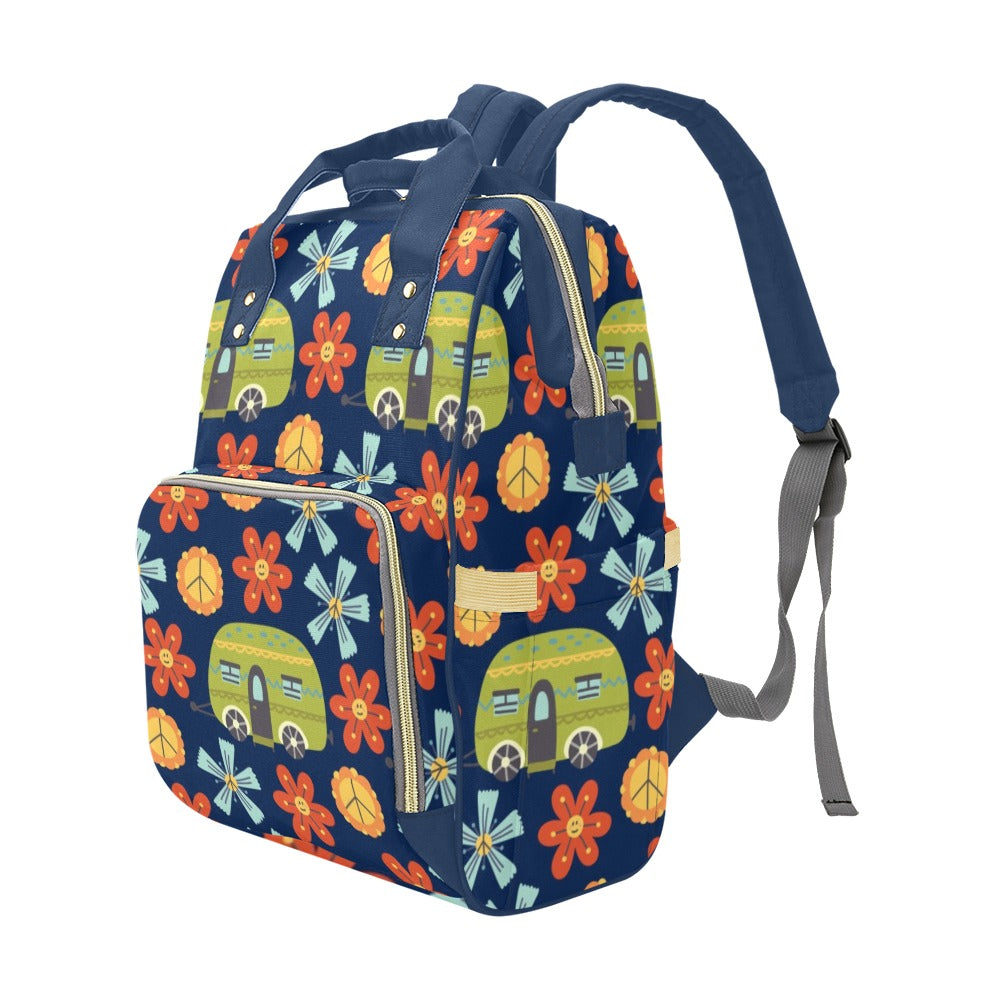 Hippy Caravan - Multi-Function Backpack, Nappy / Diaper Bag