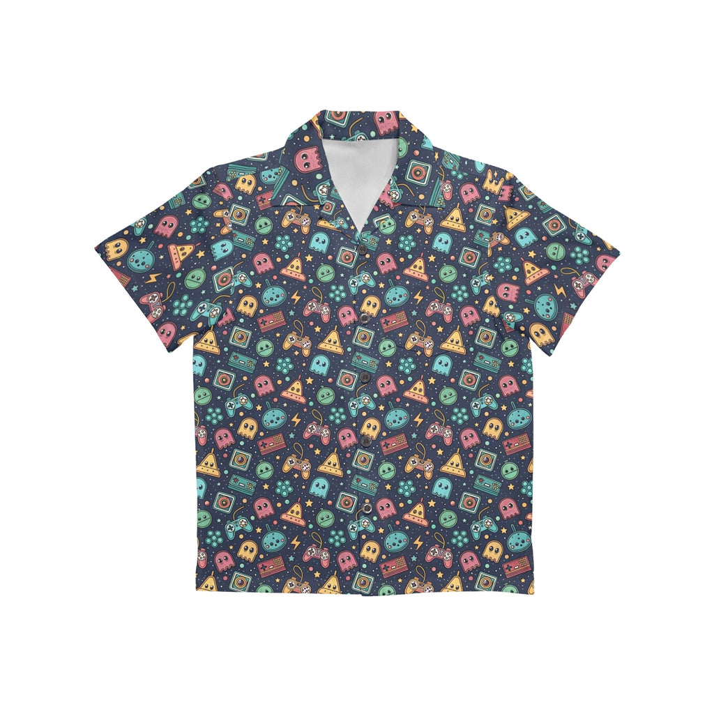 Video Game Junior Kids Hawaiian Shirt
