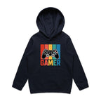 Gamer Kid's AS Colour Hoodie Navy Kids Hoodie Games Printed In Australia