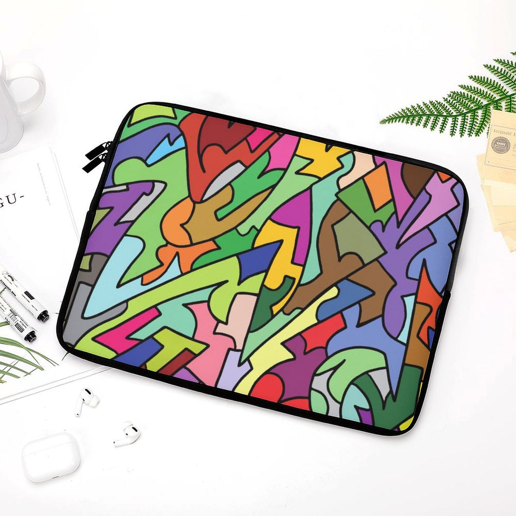 Bright Abstract Laptop Sleeve (Multiple Sizes) Laptop Sleeve Printed Offshore