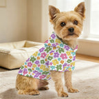 Pastel Flowers Pet Hoodie (Small Size)