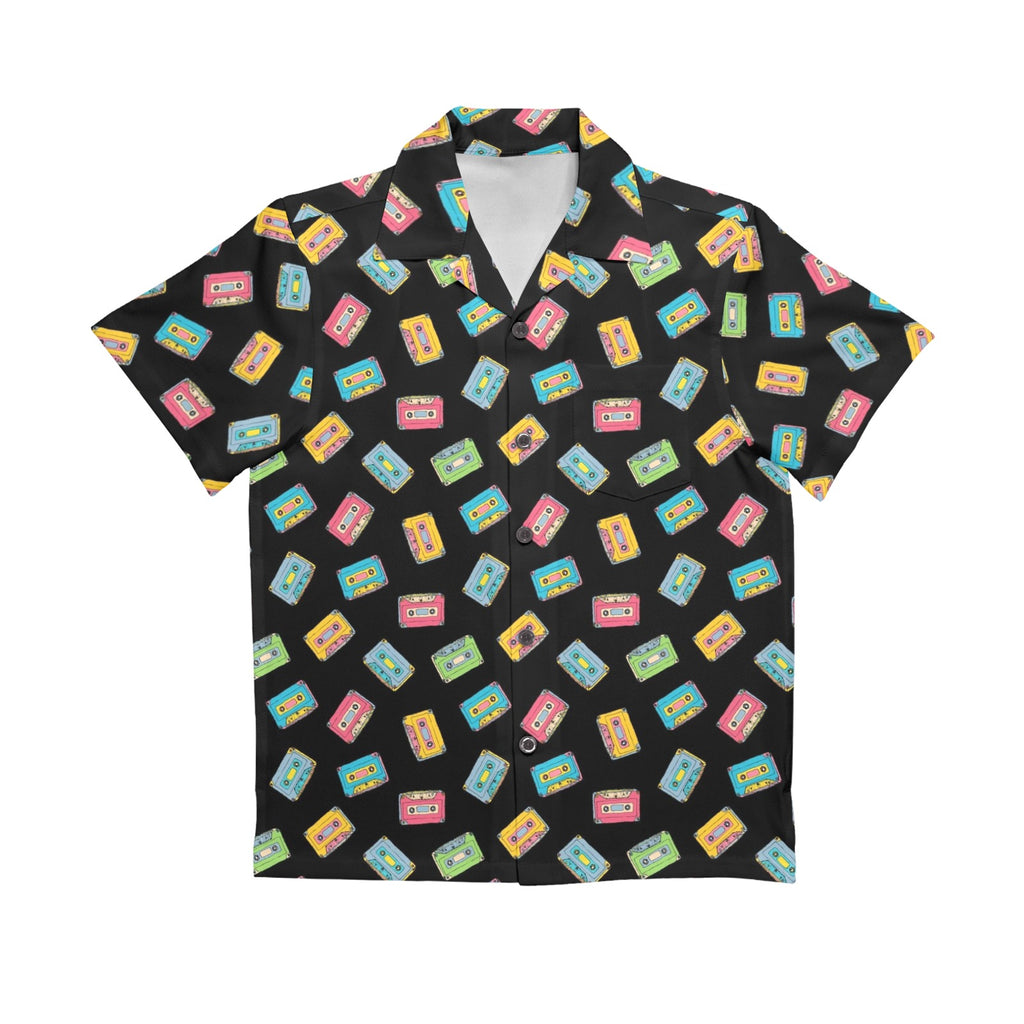Colourful Cassettes Senior Kids Hawaiian Shirt