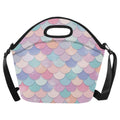 Mermaid Scales Neoprene Lunch Bag One Size Neoprene Lunch Bag Ocean Printed Offshore