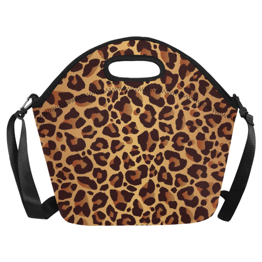 Leopard Print - Neoprene Lunch Bag Neoprene Lunch Bag Printed Offshore