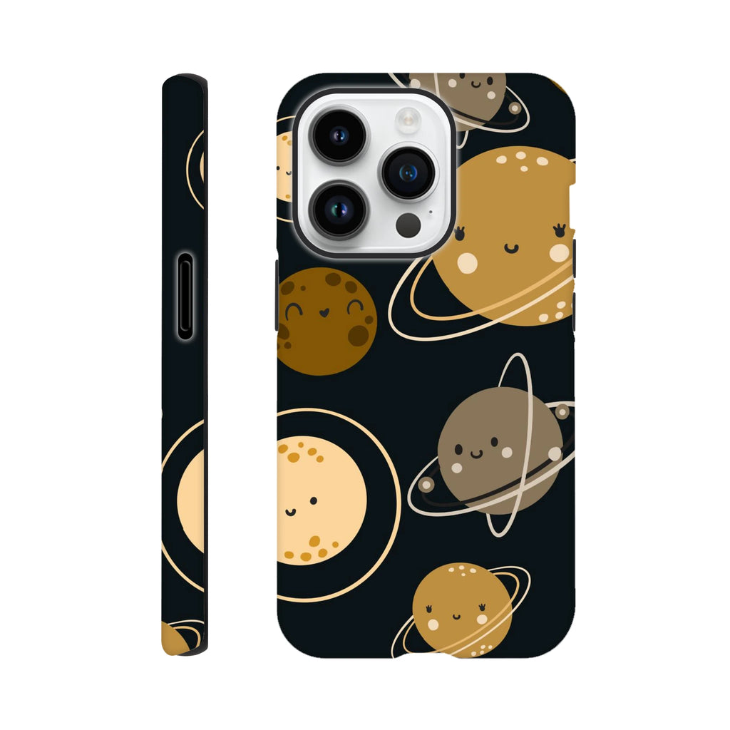 Planets - Apple iPhone Tough case iPhone 14 Pro iPhone Tough Case Globally Fulfilled Space