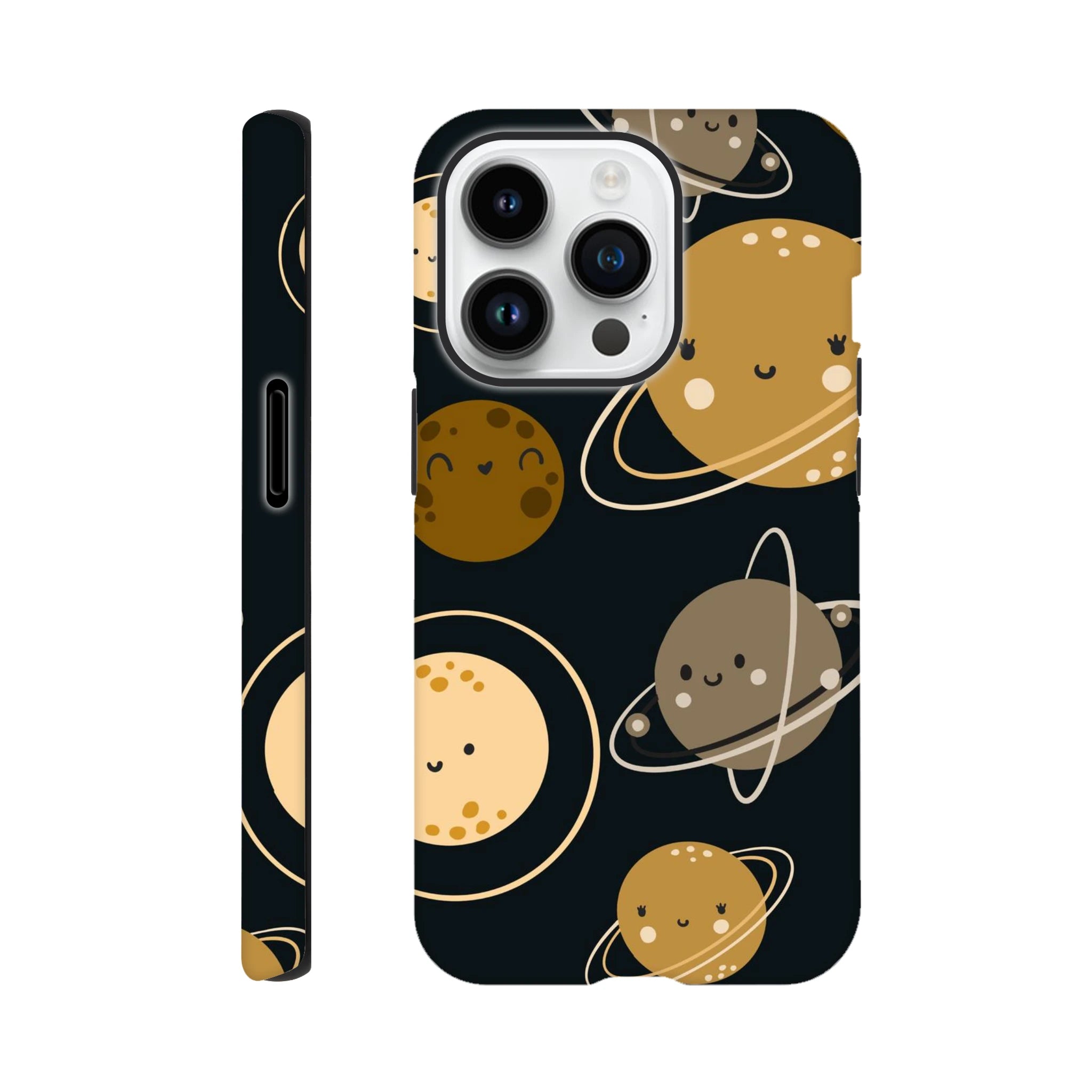 Planets - Apple iPhone Tough case iPhone 14 Pro iPhone Tough Case Globally Fulfilled Space