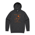 Guitar Pedal - Mens Hoodie Asphalt Marle Mens Hoodie Music Printed In Australia