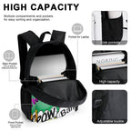 Comic Book 2 Three Piece Backpack Set Three Piece Backpack Set Printed Offshore