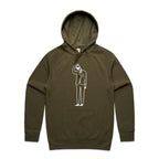 Coffee Brain - Mens Hoodie Army Mens Hoodie Coffee Printed In Australia
