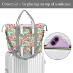 Bright Painted Tropical Duffle Bag-Simple (Model 1715) Duffle Bag-Simple (1715)