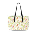 Tropical Surf PU Leather Tote Bag Large One Size Leather Tote Bag-Large Printed Offshore Surf