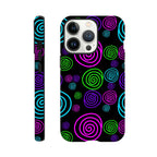 Bright Spirals - Apple iPhone Tough case iPhone 13 Pro iPhone Tough Case Globally Fulfilled