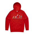 Science Lab, There Is Always A Solution Men's AS Colour Hoodie Red Mens Hoodie Printed In Australia Science