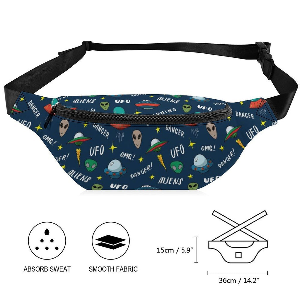 UFO's And Aliens - Bum Bag / Fanny Pack