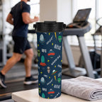 UFO's And Aliens 20oz Tea Tumbler with Carry Handle