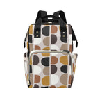 Pebble Brown - Multi-Function Backpack, Nappy / Diaper Bag