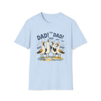 Dad Seagull Unisex T-Shirt Light Blue Unisex Adult T-shirt animal Dad Globally Fulfilled