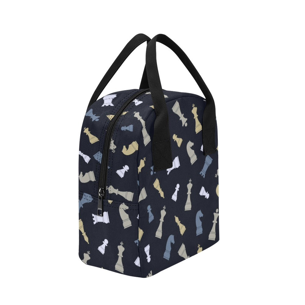 Chess Pattern - Zipper Lunch Bag Zipper Lunch Bag Printed Offshore
