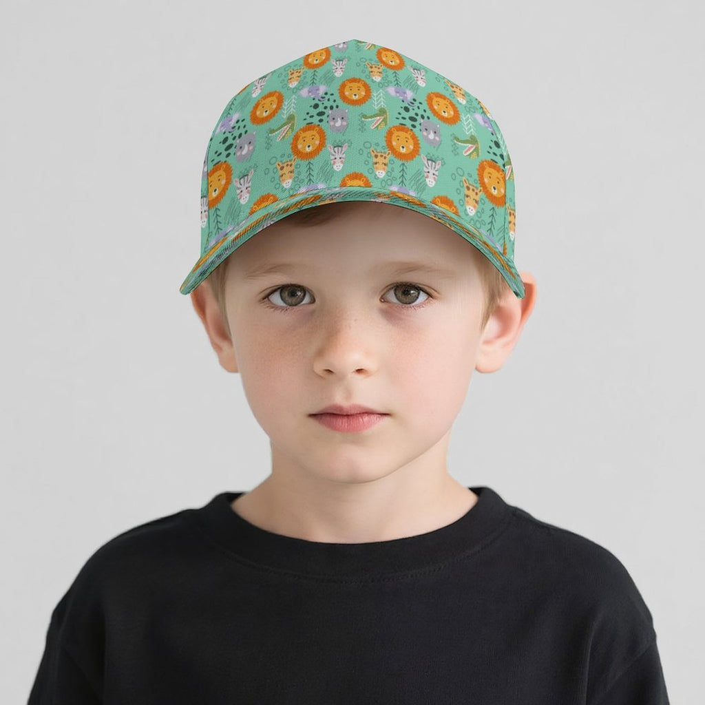 Safari Animals Kids Baseball Cap Kids Baseball Hat animal Printed Offshore