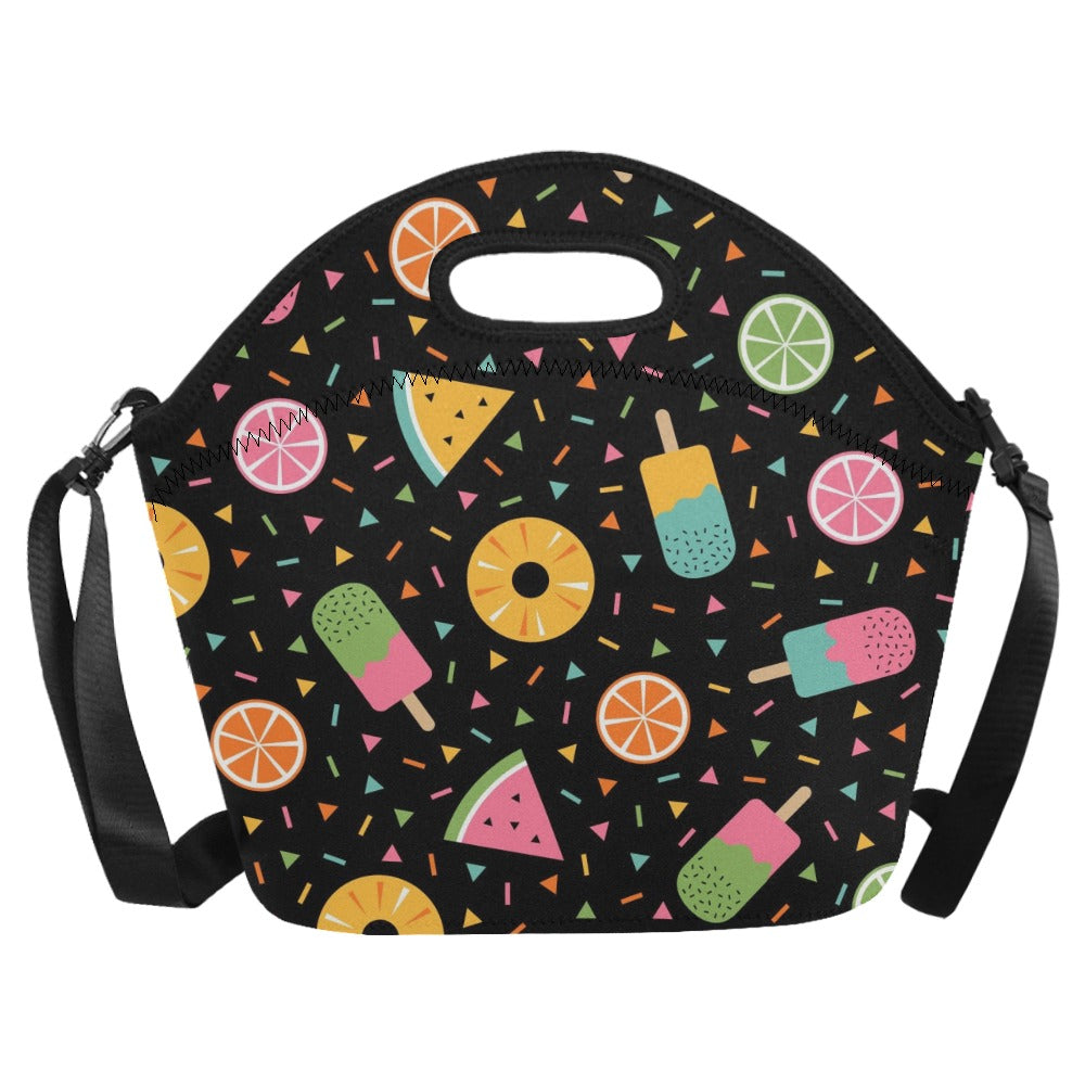 Summer Food - Neoprene Lunch Bag Neoprene Lunch Bag Printed Offshore
