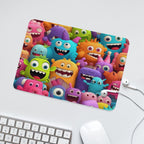 Cute Monsters Leather Mouse Pad Leather Mouse Pad Printed Offshore Sci Fi