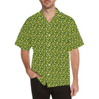 Happy Bananas Mens Hawaiian Shirt Mens Hawaiian Shirt Printed Offshore