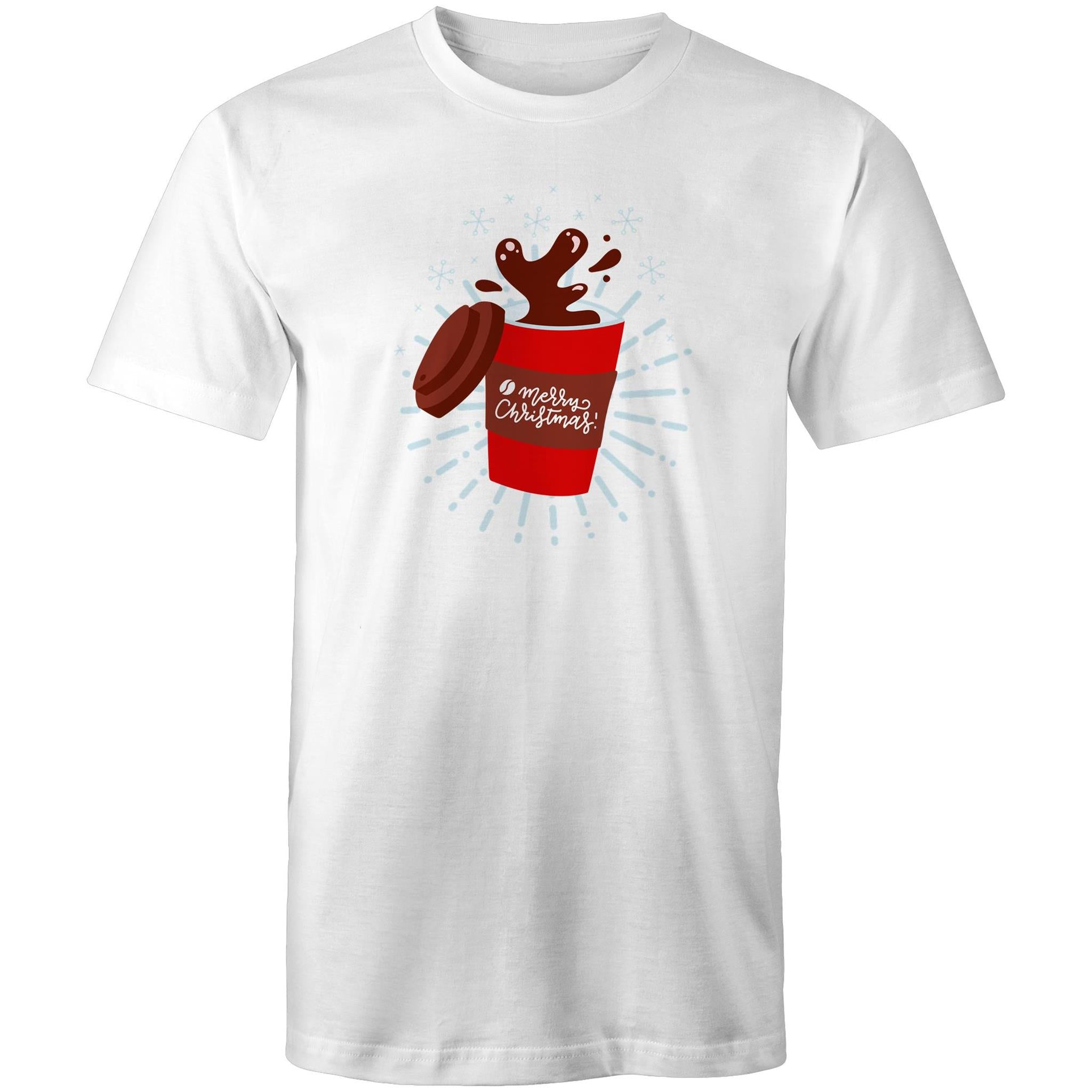 Christmas Coffee - Mens T-Shirt White