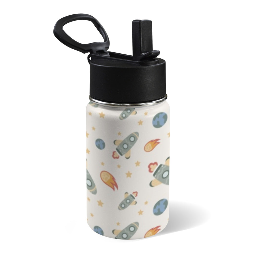 Rockets 12oz Kids Water Bottle with Straw Lid