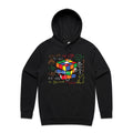 Game Cube Equations Men's AS Colour Hoodie