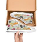 Sushi - Men's High Top Canvas Shoes
