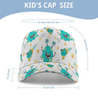 Happy Aliens Kids Baseball Cap Kids Baseball Hat Printed Offshore Sci Fi