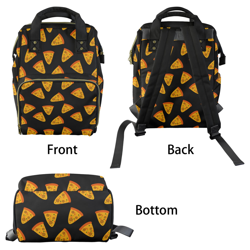 Pizzas - Multi-Function Backpack, Nappy / Diaper Bag