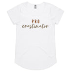 Procrastinator - Womens Scoop Neck T-Shirt White Womens Scoop Neck T-shirt Printed In Australia