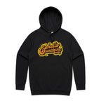 Hello Sunshine - Mens Hoodie Black Mens Hoodie Printed In Australia Summer