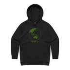 No Planet B - Womens Hoodie Black Womens Hoodie Environment Printed In Australia