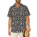 Eyes On Black Men's Short Sleeve Hawaiian Shirt Men's Hawaiian Shirt (New) Printed Offshore