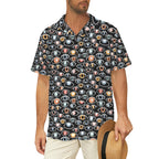 Eyes On Black Men's Short Sleeve Hawaiian Shirt Men's Hawaiian Shirt (New) Printed Offshore