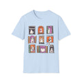 Ghosts In Windows Unisex Softstyle T-shirt Light Blue Unisex Adult T-shirt Australian Printer Halloween