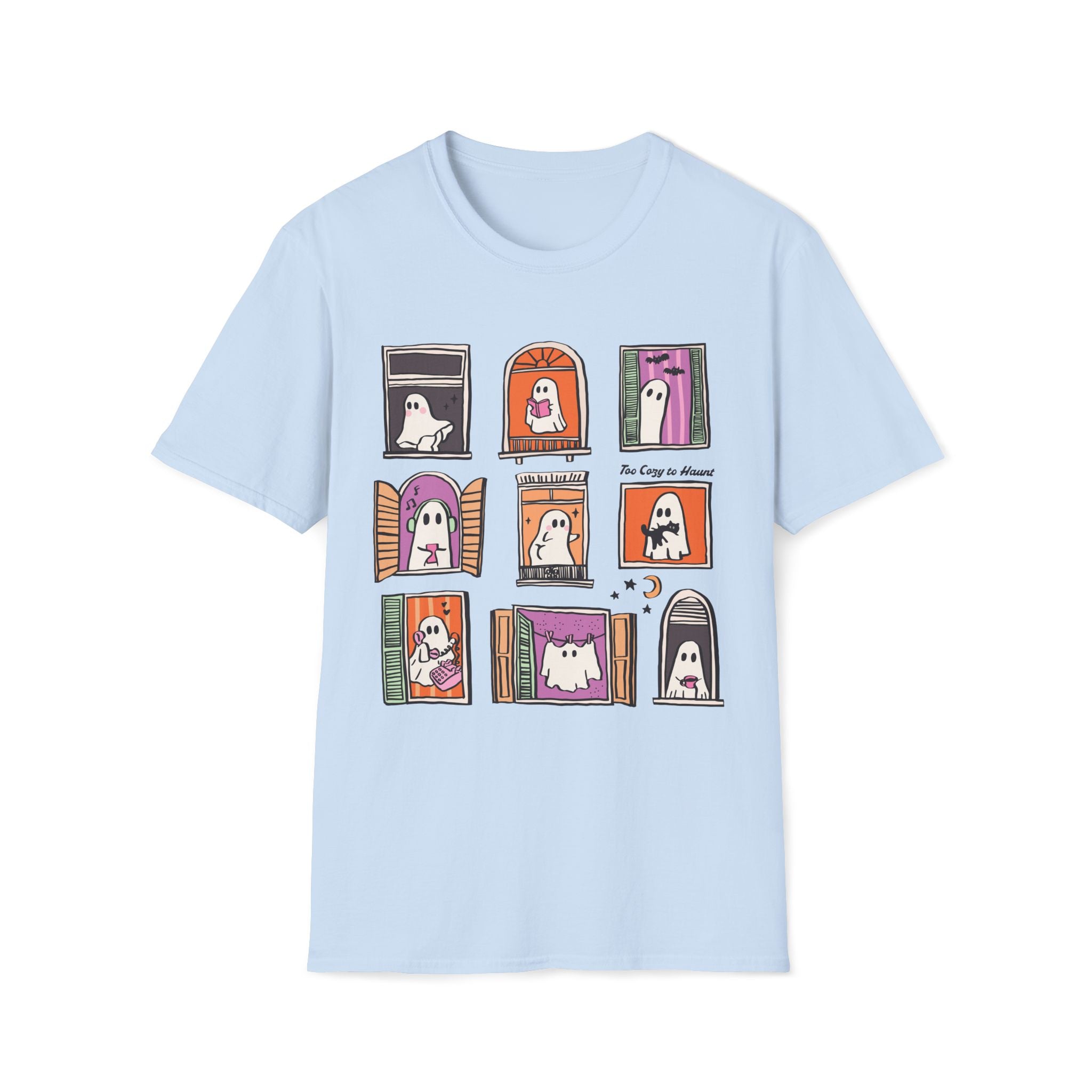 Ghosts In Windows - Unisex Softstyle T-shirt
