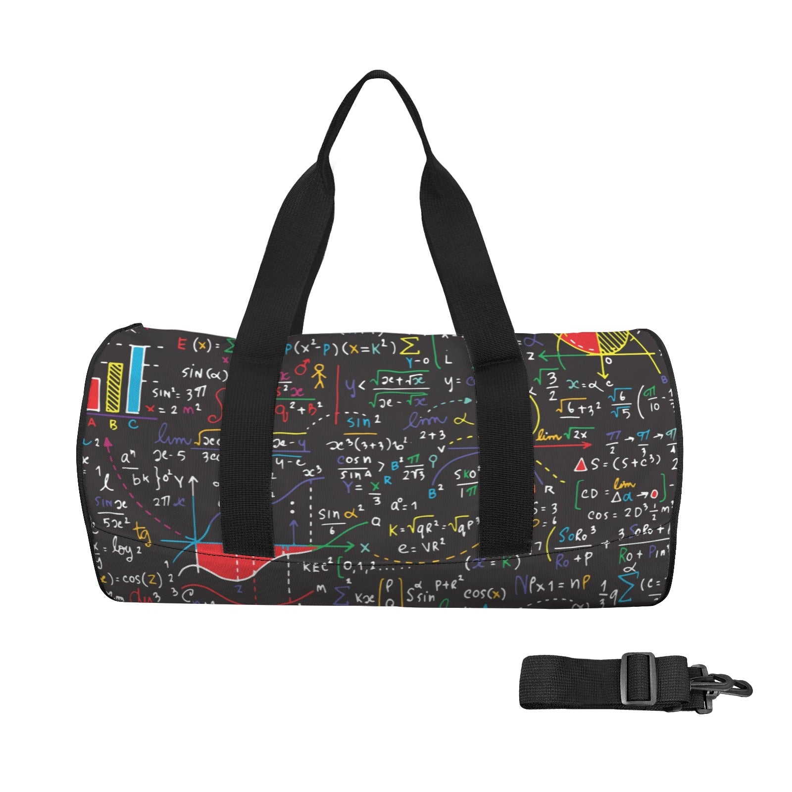 Colourful Maths Formulas Duffle Bag one size Duffle Bag Printed Offshore