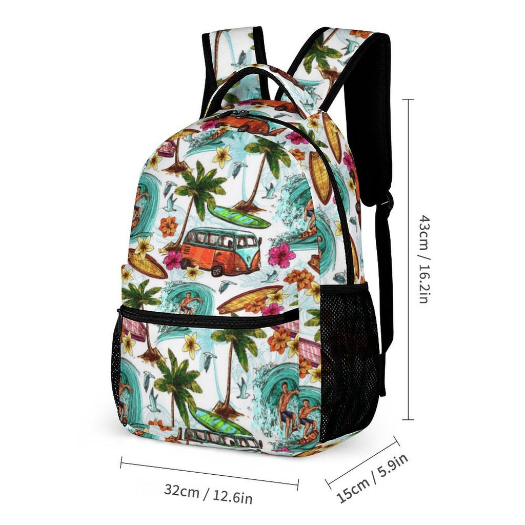 Surfing Safari Backpack, Lunch Bag & Pencil Case Set
