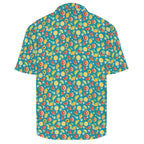 Summer Fruit Men's Crinkle Hawaiian Shirt