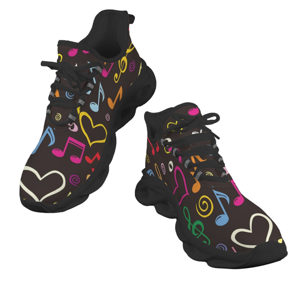 Music Love Men's Twisted Sole Sneakers