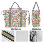 Bright Painted Tropical Duffle Bag-Simple (Model 1715) Duffle Bag-Simple (1715)