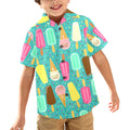 Ice Cream - Junior Kids Hawaiian Shirt