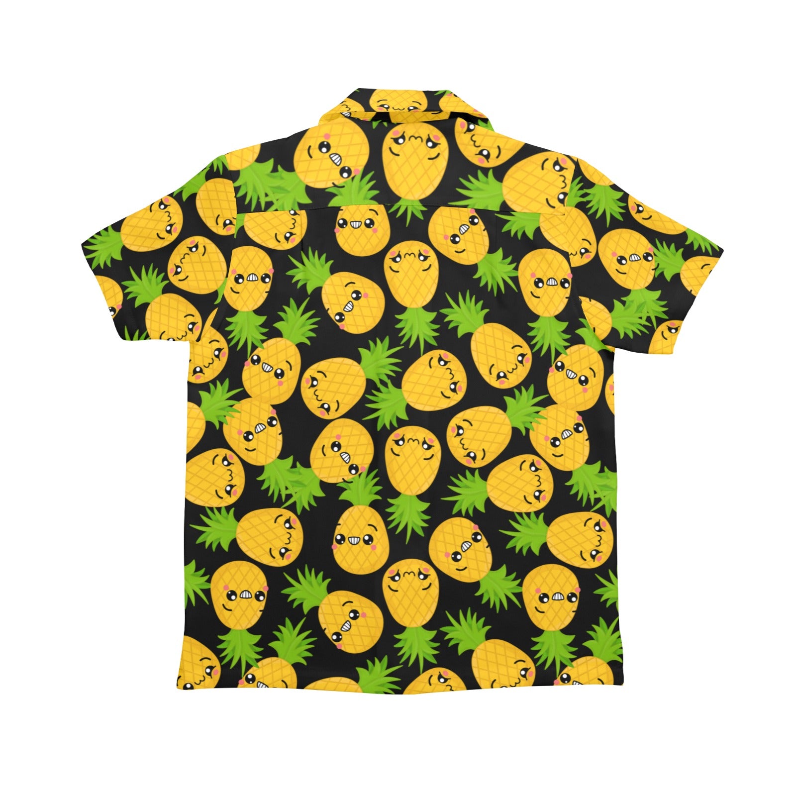 Cool Pineapples Senior Kids Hawaiian Shirt Senior Kids Hawaiian Shirt 8-15 Food Printed Offshore