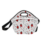 Ladybugs Neoprene Lunch Bag/Large (Model 1669) Neoprene Lunch Bag animal Printed Offshore
