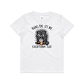 Frazzled Cat, Hang On Let Me Overthink This Kid's AS Colour T-shirt White Kids Youth T-shirt animal Printed In Australia