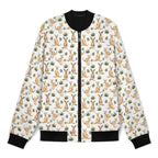Kangaroos Men's Casual Zip‑Up Bomber Jacket