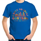 I Have No Shelf Control, Books - Kids Youth T-Shirt Bright Royal Kids Youth T-shirt Printed In Australia Reading